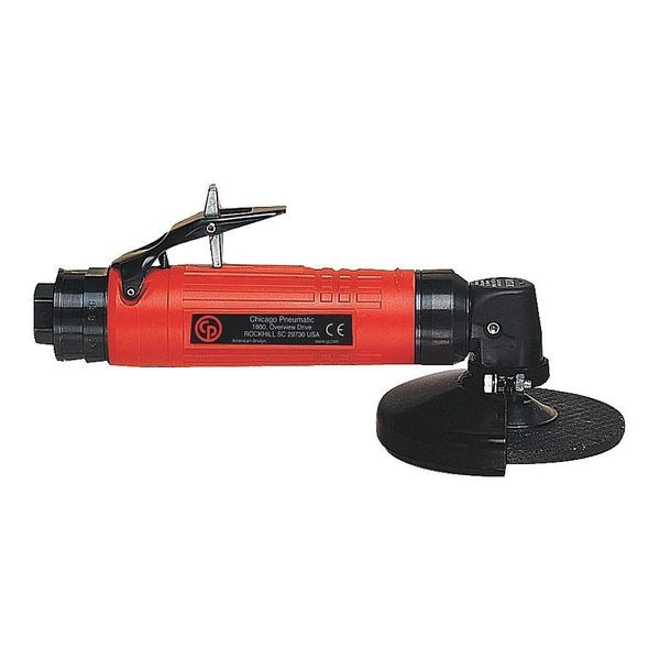 Chicago Pneumatic Angle Angle Grinder, 3/8 in Air Inlet, Heavy Duty, 13,000 rpm, 0.8 hp - CP3109-13A4