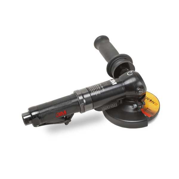 3M Right Angle Angle Grinder, 3/8 in NPT Female Air Inlet, Heavy Duty, 12,000 rpm, 1 HP - 28405