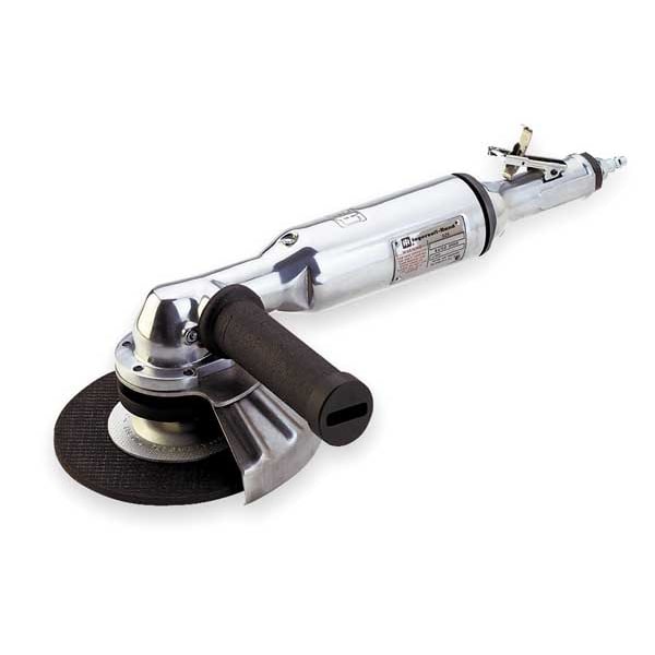 Ingersoll-Rand Type 27 Angle Grinder, 3/8 in NPT Female Air Inlet, Heavy Duty, 6,000 RPM, 1.5 hp - 77A60P107
