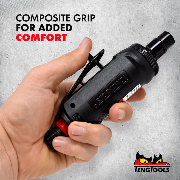 Teng Tools 25,000 RPM Mini Straight Pneumatic Composite Air Die Grind - ARG01