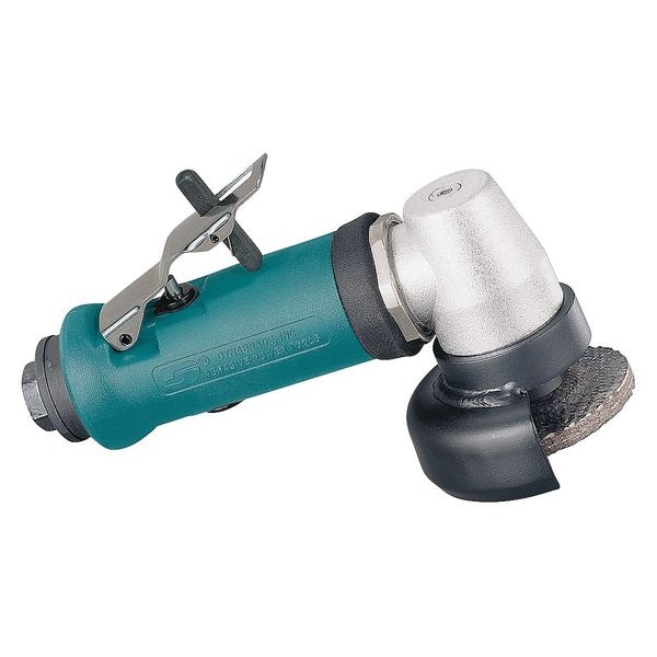 Dynabrade Type 27 Center Wheel Grinder 2In Depressed, 1/4 in NPT Air Inlet, Heavy Duty, 20,000 rpm, 0.4 HP - 52712