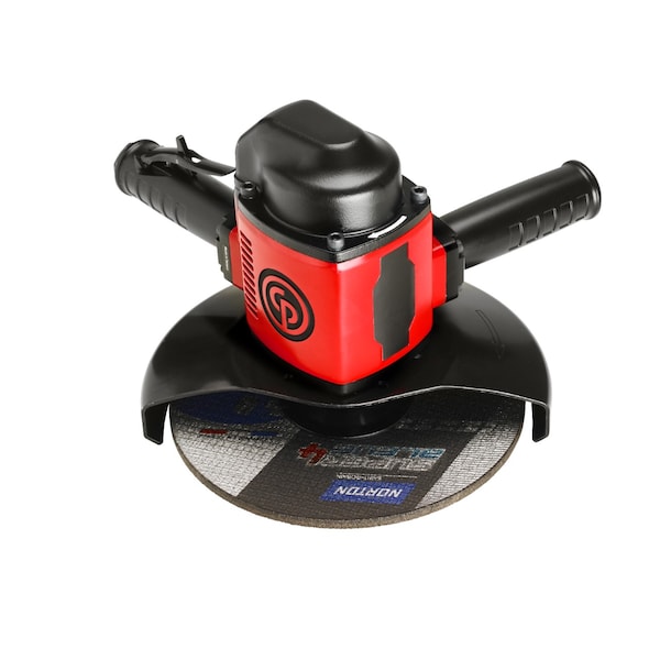 Chicago Pneumatic 9 Inch (230 mm) Air Vertical Grinder, 4.56 HP / 3400 W - CP3340-SALAVEL