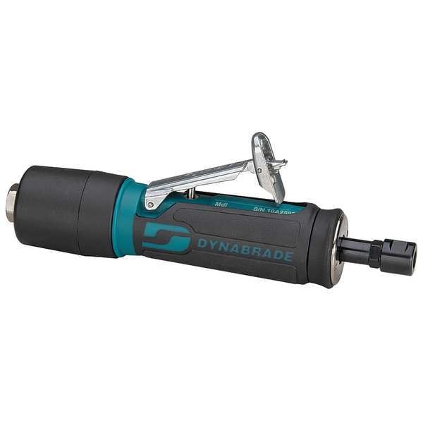 Dynabrade Straight Die Grinder, 1/4 in NPT Female Air Inlet, 1/4 in Collet, Heavy Duty, 30,000 RPM, 0.4 hp - 48203