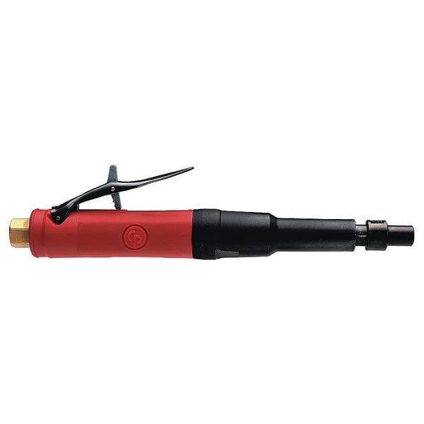 Chicago Pneumatic Extended Die Grinder, 1/4 in Female Air Inlet, 1/4 in Collet, Heavy Duty, 25,000 RPM, 0.5 hp - CP3019-25ES