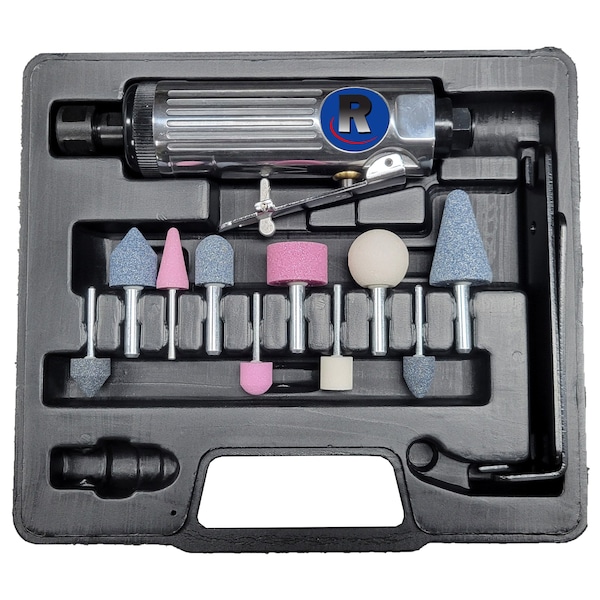 Rockford 1/4'' Pneumatic Die Grinder Kit - R3420K