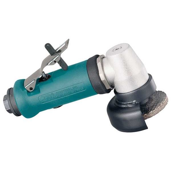 Dynabrade Type 27 Center Wheel Grinder 2In Depressed, 1/4 in NPT Air Inlet, Heavy Duty, 12,000 rpm, 0.4 HP - 52710