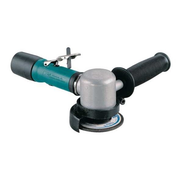 Dynabrade Type 27 Angle Grinder, 1/4 in NPT Air Inlet, Heavy Duty, 15,000 rpm, 0.55 HP - 57127