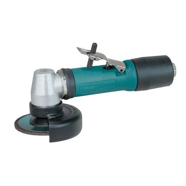 Dynabrade Type 27 Angle Grinder, 1/4 in NPT Air Inlet, Heavy Duty, 15,000 rpm, 0.4 HP - 52705