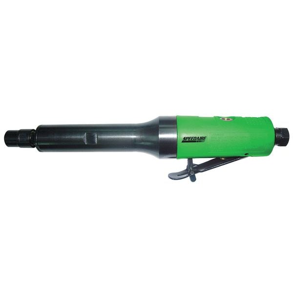 Speedaire Extended Die Grinder, 1/4 in NPT Female Air Inlet, 1/4 in Collet, Medium Duty, 25,000 RPM, 0.3 hp - 12V737