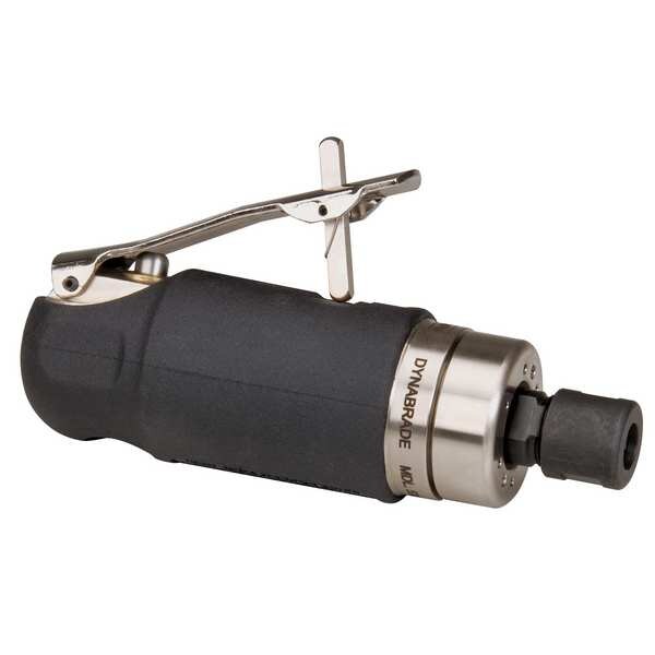 Dynabrade Straight Straight-Line Die Grinder .5 Hp, 1/4 in NPT Female Air Inlet, 1/4" and 6mm Collet, 1/2 HP - 53807