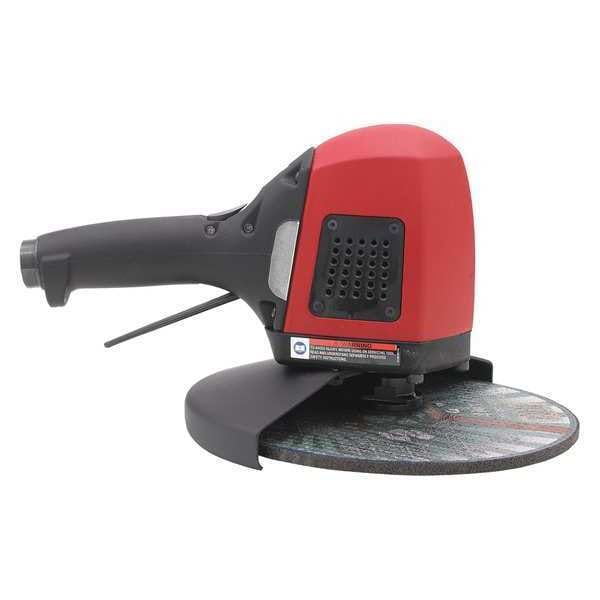 Chicago Pneumatic Vertical Angle Grinder, 1/2 in NPT Female Air Inlet, Heavy Duty, 6,500 RPM, 4.0 hp - CP3349-SALAVEL