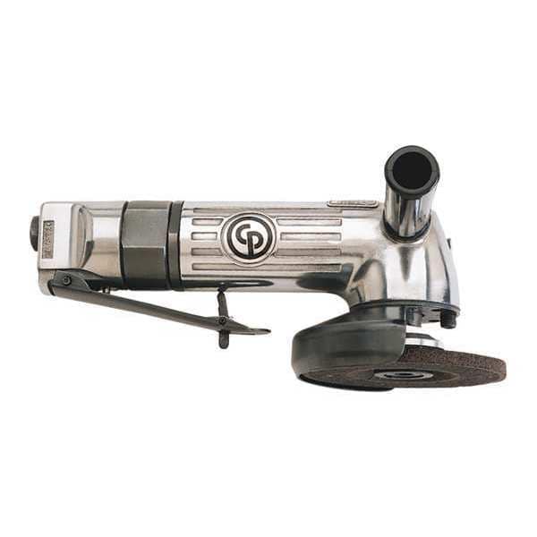 Chicago Pneumatic Angle Angle Grinder, 1/4 in Air Inlet, General, 12,000 RPM, 0.6 hp - CP854E
