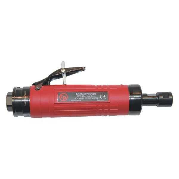 Chicago Pneumatic Angle Air Die Grinder, 3/8 in Air Inlet, 1/4" Collet, Heavy Duty, 12,000 rpm, 1.2 HP - CP3119-12