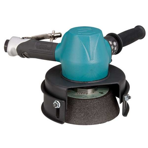 Dynabrade Type 11 Angle Grinder, 1/2 in NPT Air Inlet, Heavy Duty, 6000 rpm, 2 HP - 53233