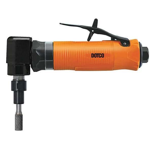 Dotco In-Line Die Grinder, 1/4 in NPT Female Air Inlet, 1/4 in Collet, Heavy Duty, 20,000 RPM, 0.4 hp - 12LF201-36