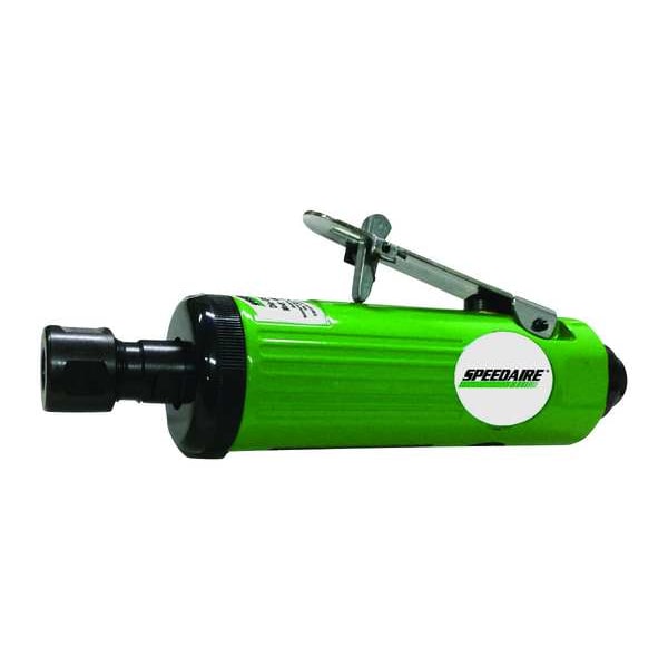 Speedaire Straight Die Grinder, 1/4 in NPT Female Air Inlet, 1/4 in Collet, Medium Duty, 22,000 RPM, 0.5 hp - 48LZ99