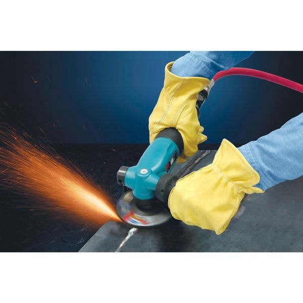 Dynabrade Type 27 Angle Grinder, 3/8 in NPT Female Air Inlet, Heavy Duty, 12,000 RPM, 1.3 hp - 52632