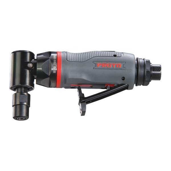 Proto Right Angle Angle Die Grinder, 0.3 HP, 1/4", 90 deg., 1/4" Collet, 23,000 rpm, 0.3 HP - J325AGAH90