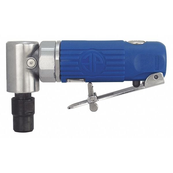 Astro Pneumatic Right Angle Air Angle Die Grinder, 1/4", 1/4 in NPT Female Air Inlet, 1/4" Collet, 20,000 rpm - 1240