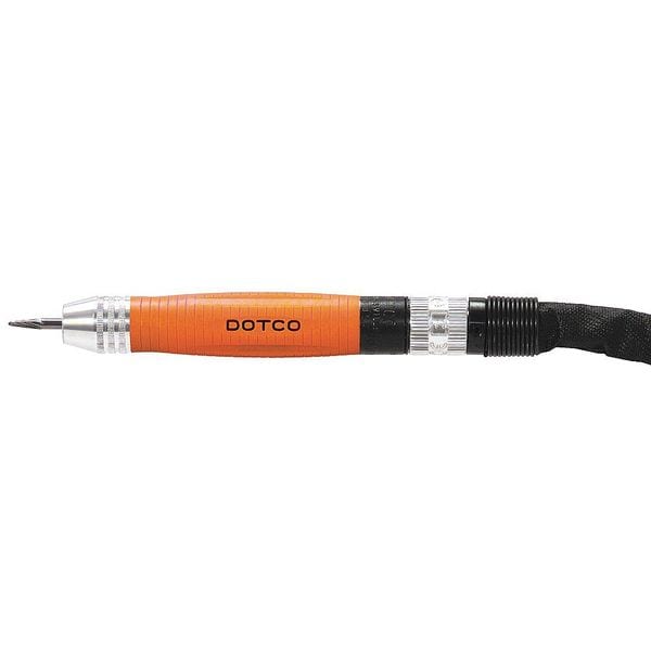 Dotco In-Line Pencil Grinder, 1/8 in NPT Air Inlet, 1/8" Collet, Industrial, 60,000 RPM, 0.1 hp - 12R0410-18