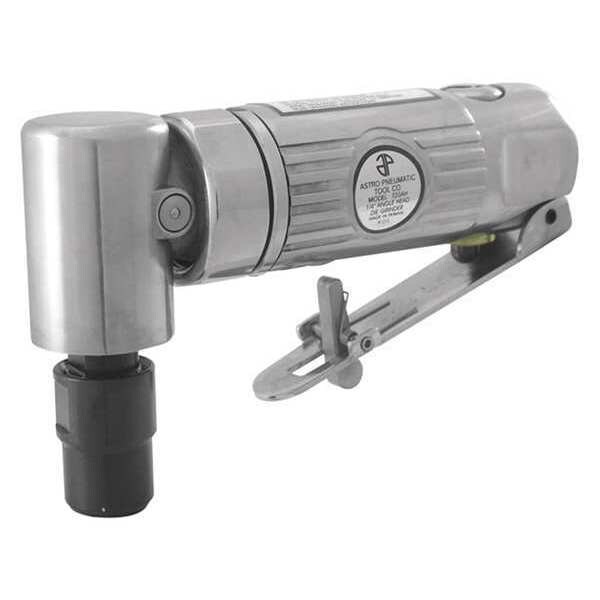 Astro Pneumatic Right Angle Air Grinder, 1/4" npt Air Inlet, 1/4" Collet, Standard, 20,000 rpm, 1/3 HP - T20AH