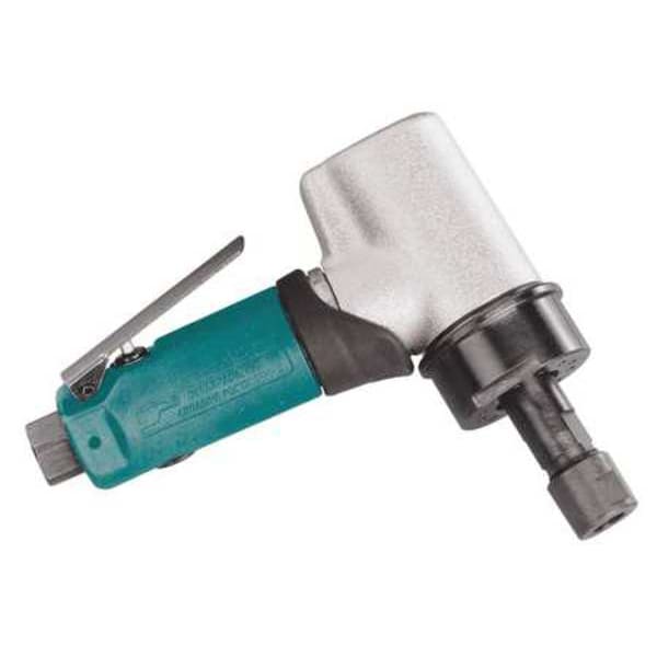 Dynabrade 7 Degree Offset Die Grinder, 3/8 in NPT Female Air Inlet, 1/4 in Collet, Heavy Duty, 20,000 RPM - 52290
