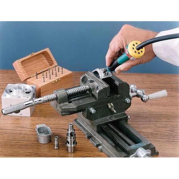 Dynabrade Straight Pencil Grinder, 1/4 in NPT Female Air Inlet, 1/8" Collet, General, 50,000 RPM, 0.1 hp - 51703