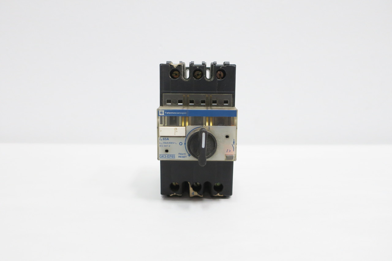 TELEMECANIQUE GK3-EF65 65A AMP MANUAL STARTER