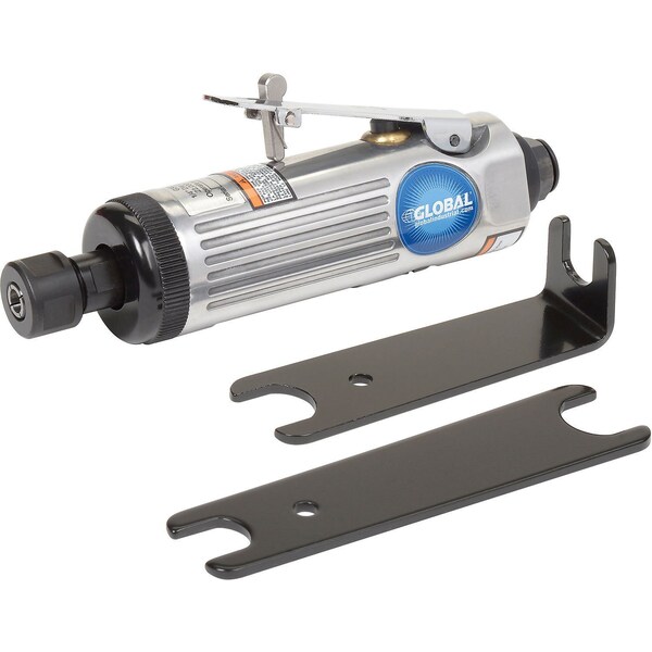 Global Industrial 1/4 Die Grinder Kit With Case & Burs, 22,000 RPM - G3430K