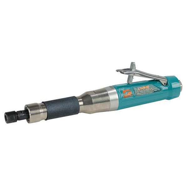 Dynabrade Straight Die Grinder, 1/4 in NPT Female Air Inlet, 1/4 in Collet, Heavy Duty, 20,000 RPM, 1.0 hp - 52679
