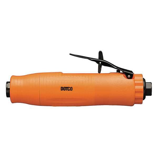 Dotco In-Line Die Grinder, 1/4 in NPT Female Air Inlet, 1/4 in Collet, Heavy Duty, 18,000 RPM, 0.9 hp - 12L2502-01