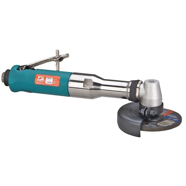 Dynabrade Type 27 Angle Grinder, 1/4 in NPT Air Inlet, Heavy Duty, 13,500 rpm, 0.7 HP - 54773