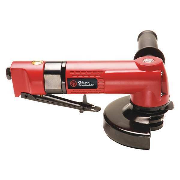 Chicago Pneumatic Angle Angle Grinder, 1/4 in Air Inlet, General, 12,000 RPM, 0.8 hp - CP9122CR
