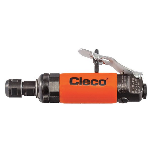 Cleco Straight Die Grinder, 1/4 in NPT Female Air Inlet, 1/4 in Collet, Medium Duty, 25,000 RPM, 0.5 hp - MP4458
