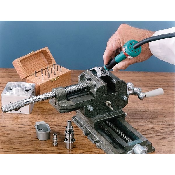 Dynabrade Straight Pencil Grinder, 1/4 in NPT Female Air Inlet, 1/8" Collet, General, 60,000 RPM, 0.1 hp - 51700