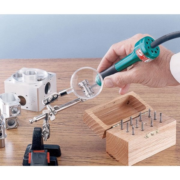 Dynabrade Straight Pencil Grinder, 1/4 in NPT Female Air Inlet, 1/8" Collet, General, 60,000 RPM, 0.1 hp - 51700