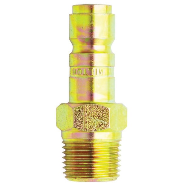 Milton Male G-Style Plug, 1/2" NPT - 1817