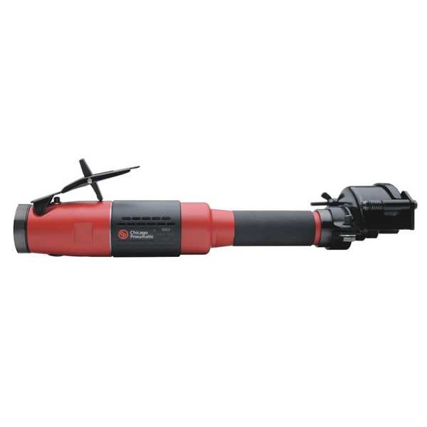 Chicago Pneumatic Extended Straight Wheel Grinder, 3/8 in NPT Female Air Inlet, 1/4" Collet, Heavy Duty, 18,000 RPM - CP3451-18SE3