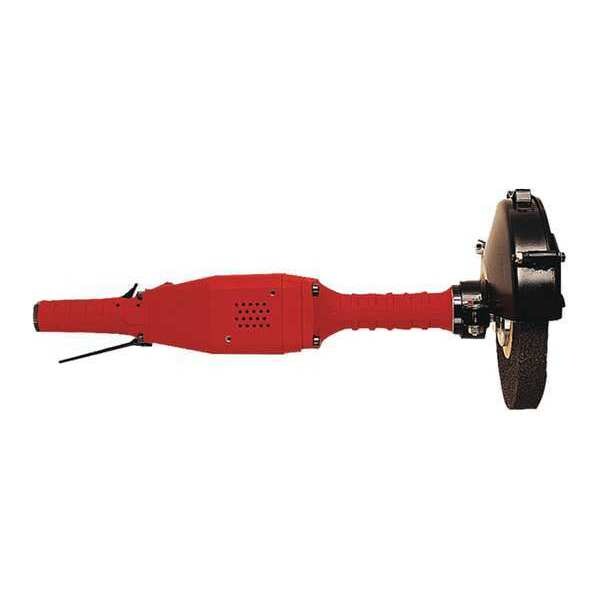 Chicago Pneumatic Straight Angle Grinder, 1/2 in Air Inlet, Heavy Duty, 4,500 rpm, 3.2 hp - CP3249-GABSUD