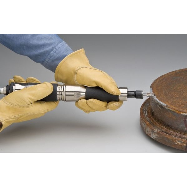Dynabrade Straight Die Grinder, 1/4 in NPT Female Air Inlet, 1/4 in Collet, Heavy Duty, 20,000 RPM, 0.7 hp - 53781