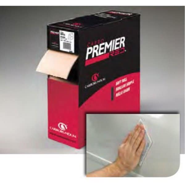Carborundum Abrasives 4-1/2 In. x 82 pies mm Carbo Premier Red Soft-Roll Espuma Perforada Rollo P500 - 5539599440