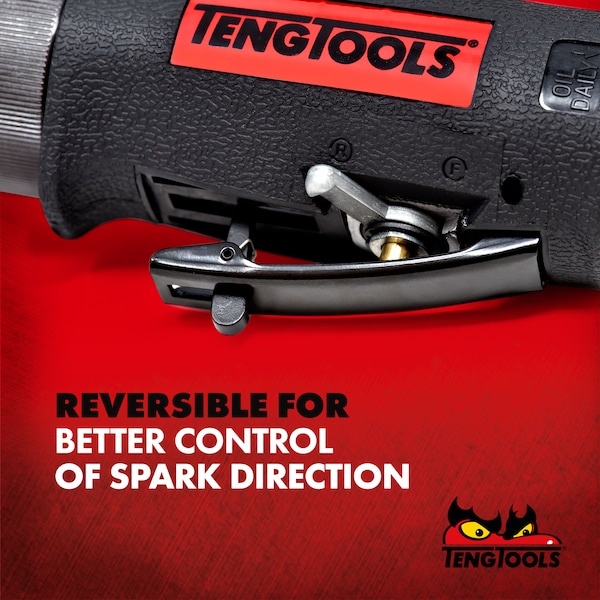Teng Tools High Speed Reversible Ergonomic Pneumatic Air Cut Off Tool - ARC80