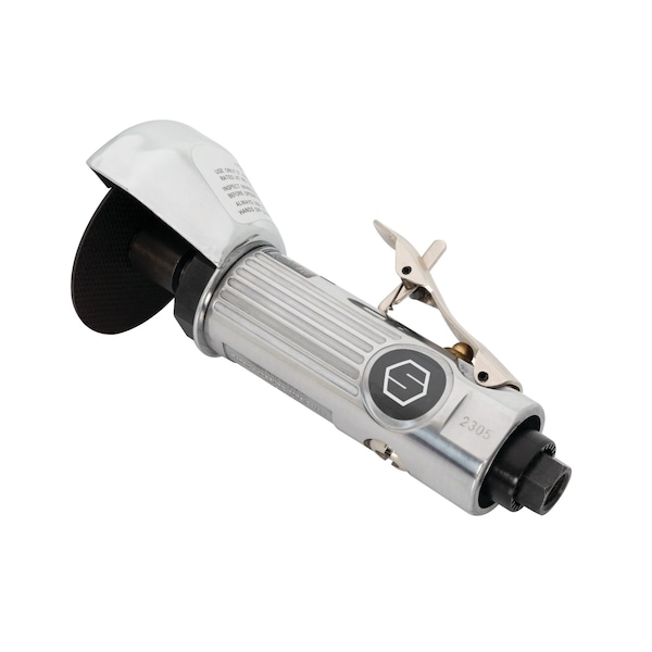 Steelman 3'' Air Cut-Off Tool with Metal Guard, Polished Chrome - 61224