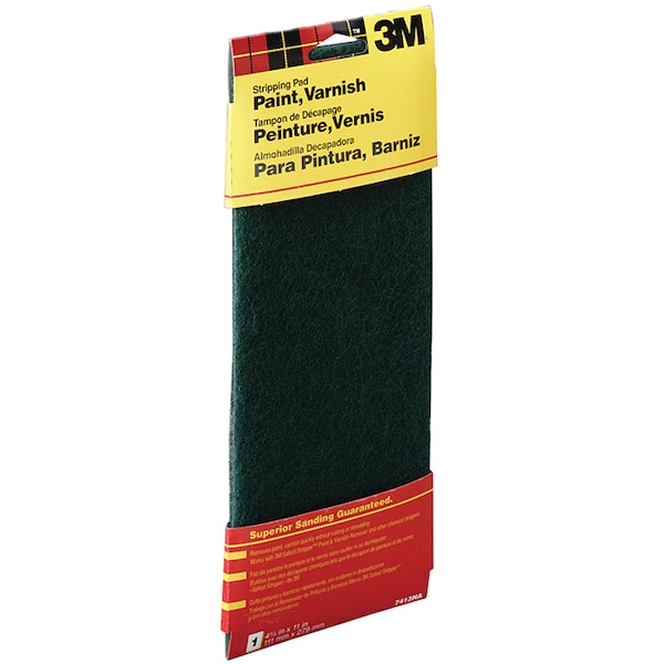 Almohadilla de decapado de pintura y barniz resistente 3M 4-3/8" x 11" - 07413