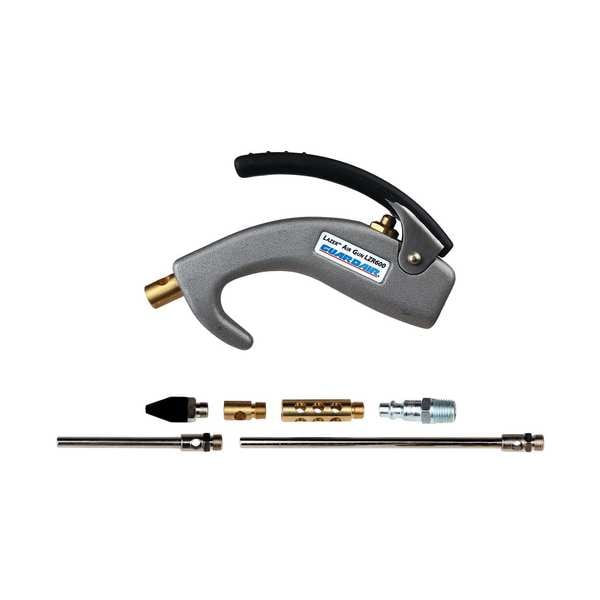 Guardair Ergonomic Air Gun Kit, 3", 6" Extension - LZR6007KIT