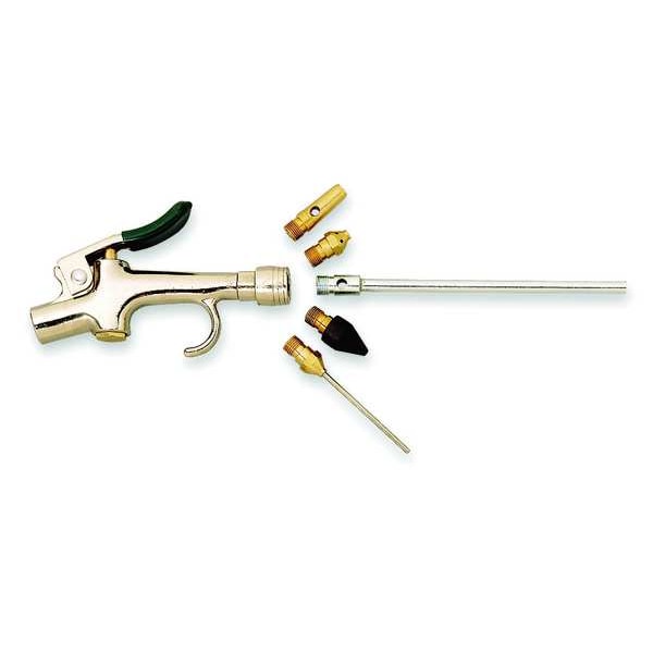 Breco Quick Change Air Gun Kit, Contains 5 Nozzles and Heavy Duty Air Gun - 301695.1