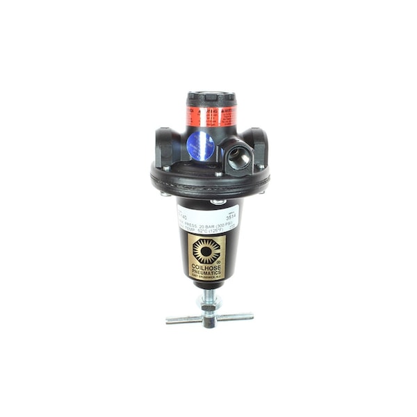 Coilhose Pneumatics General Purpose Series, Regulator, 1/4in - R140