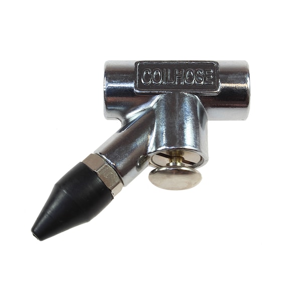 Coilhose Pneumatics In-Line Safety Blow Gun with Rubber Tip - 641