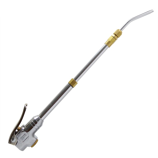 Interstate Pneumatics 2 Way Lever Valve with 24 Inch Extension Blow Tip & Hex Bushing Reducer - B500XT24
