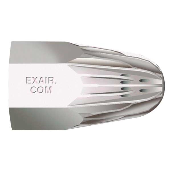 Exair Air Gun Nozzle, 2 In. L, Zinc, Aluminium - 1106